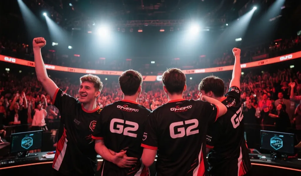 G2 Esports庆祝胜利